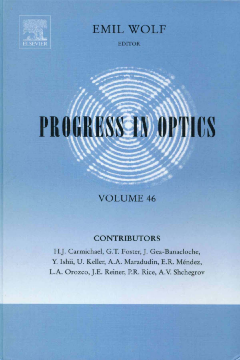 Progress in Optics Progress in Optics