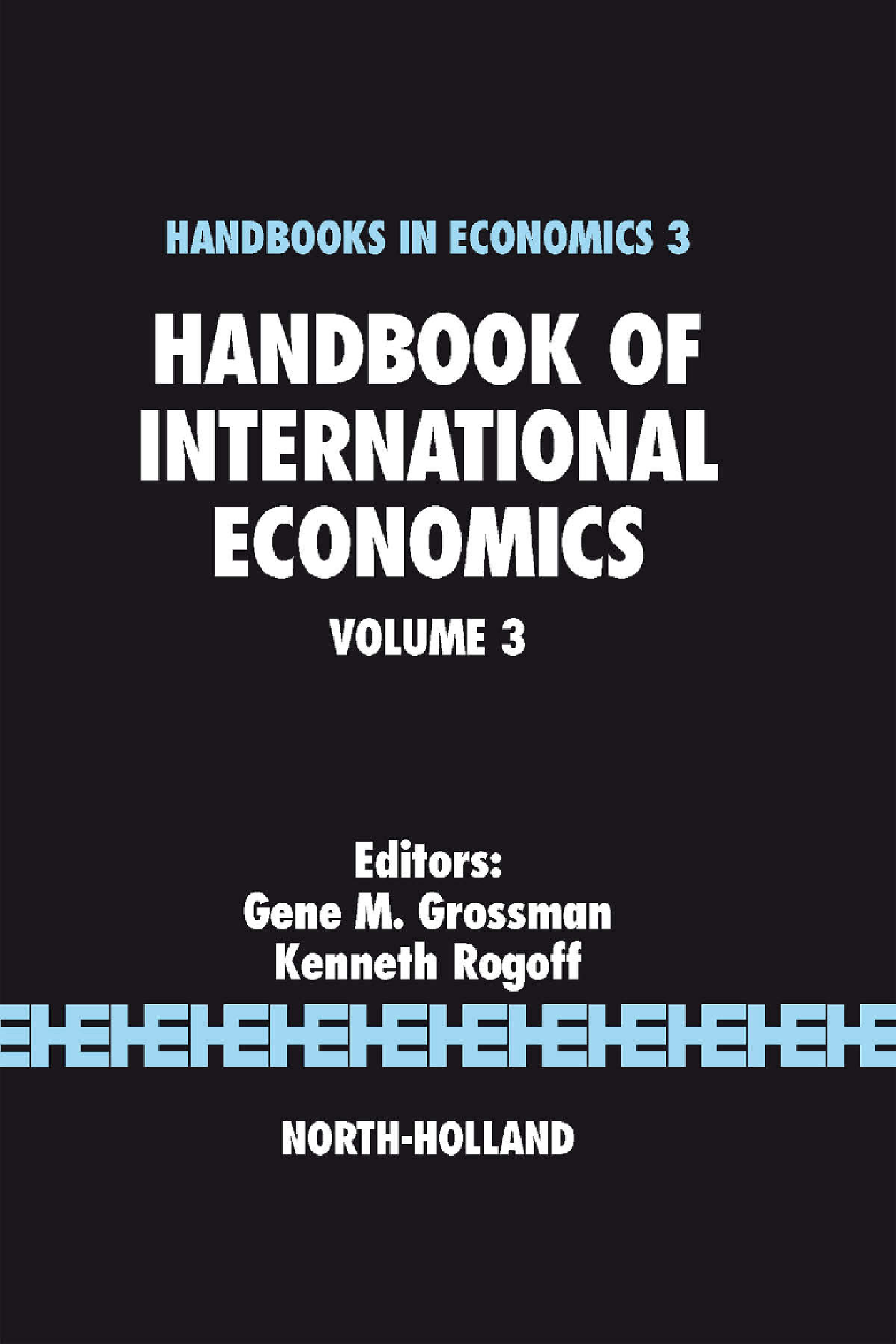 Handbook of International Economics