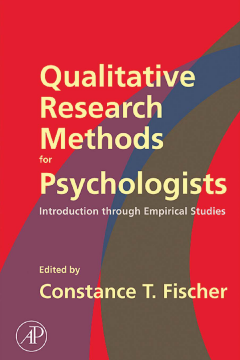 Qualitative Research Methods for Psychologists Qualitative Research Methods for Psychologists