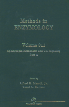 Sphingolipid Metabolism and Cell Signaling, Part A Sphingolipid Metabolism and Cell Signaling, Part A
