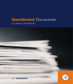 Questioned Documents Questioned Documents
