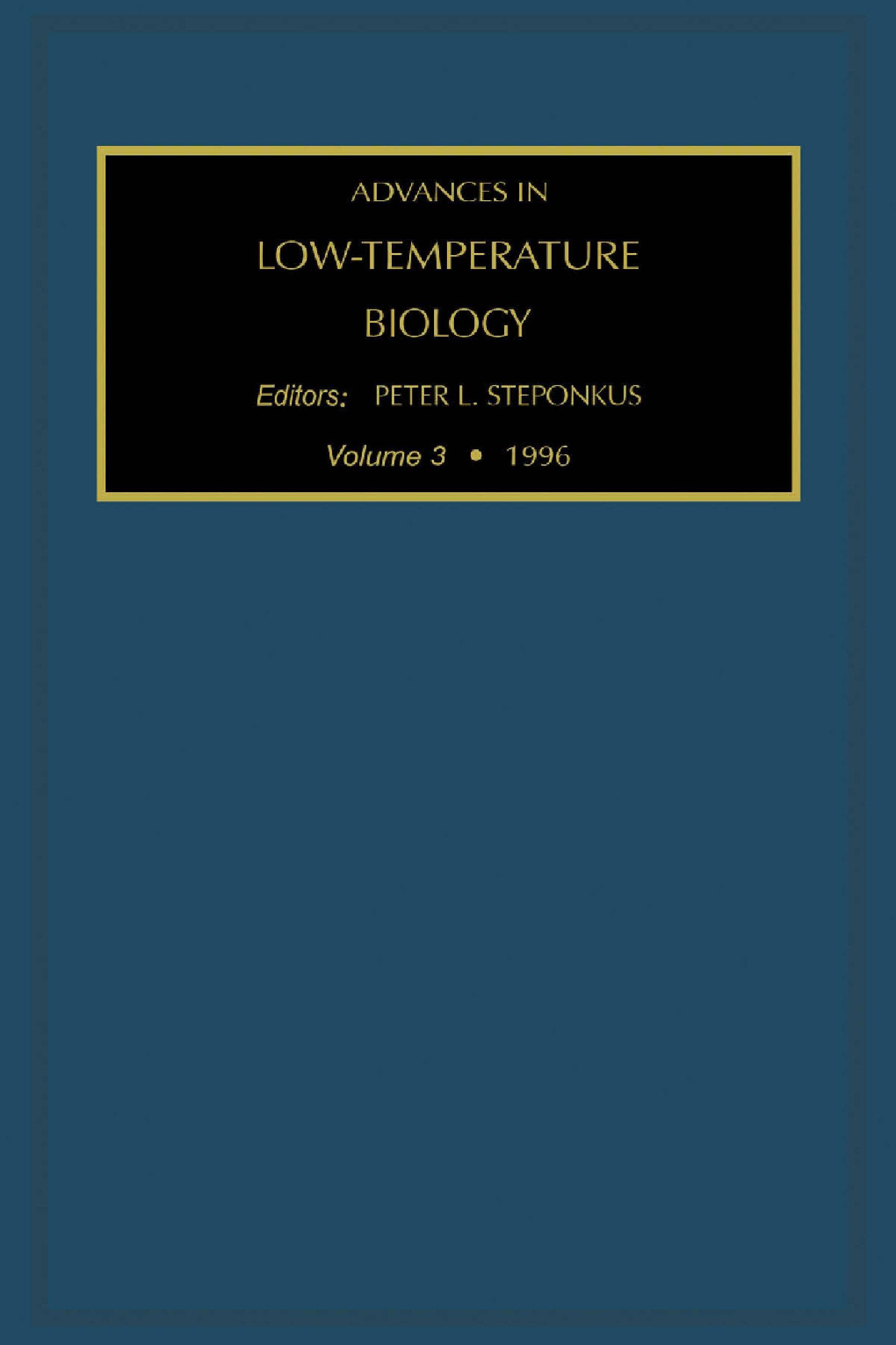 Advances in Low-Temperature Biology