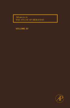 Advances in the Study of Behavior Advances in the Study of Behavior