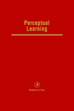 Perceptual Learning Perceptual Learning