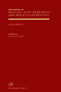 Progress in Nucleic Acid Research and Molecular Biology Progress in Nucleic Acid Research and Molecular Biology