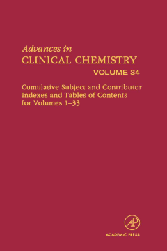 Advances in Clinical Chemistry Advances in Clinical Chemistry