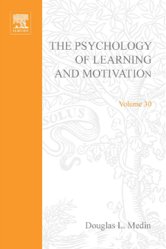 Psychology of Learning and Motivation Psychology of Learning and Motivation