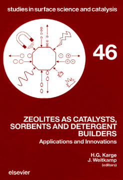 Zeolites as Catalysts, Sorbents and Detergent Builders Zeolites as Catalysts, Sorbents and Detergent Builders
