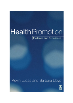 Health Promotion Health Promotion