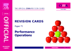 CIMA Revision Cards Performance Operations