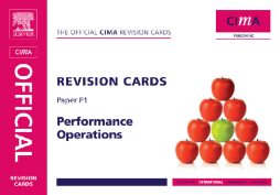 CIMA Revision Cards Performance Operations CIMA Revision Cards Performance Operations