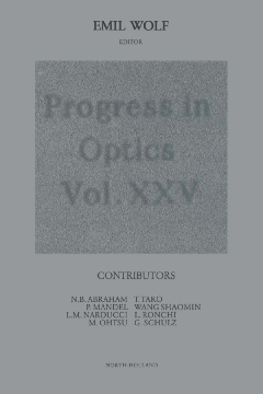 Progress in Optics Progress in Optics