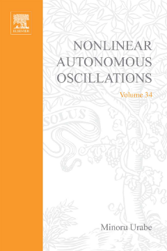 Nonlinear Autonomous Oscillations: Analytical Theory Nonlinear Autonomous Oscillations: Analytical Theory