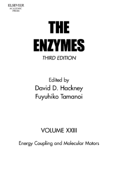 Energy Coupling and Molecular Motors Energy Coupling and Molecular Motors