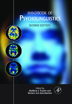 Handbook of Psycholinguistics Handbook of Psycholinguistics