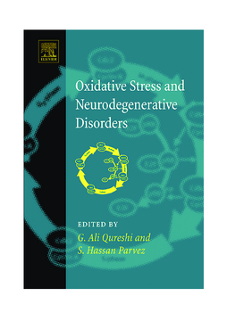 Oxidative Stress and Neurodegenerative Disorders Oxidative Stress and Neurodegenerative Disorders