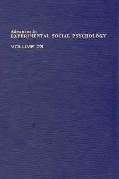Advances in Experimental Social Psychology Advances in Experimental Social Psychology