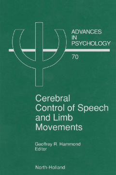 Cerebral Control of Speech and Limb Movements Cerebral Control of Speech and Limb Movements