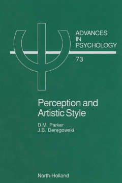 Perception and Artistic Style Perception and Artistic Style