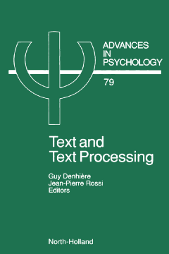 Text and Text Processing Text and Text Processing