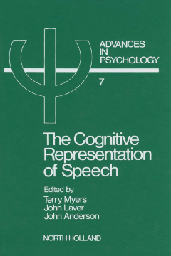 The Cognitive Representation of Speech The Cognitive Representation of Speech