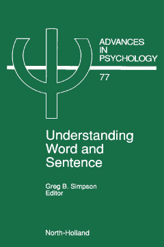 Understanding Word and Sentence Understanding Word and Sentence