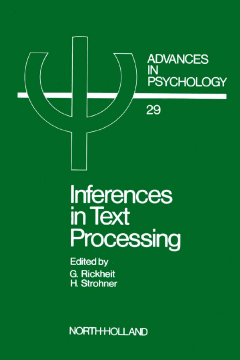 Inferences in Text Processing