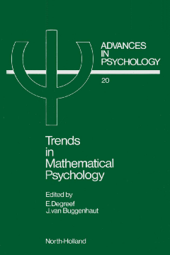 Trends in Mathematical Psychology Trends in Mathematical Psychology