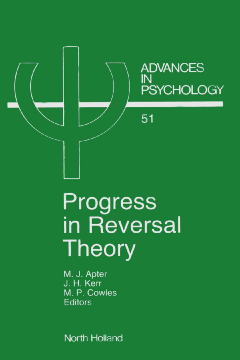Progress in Reversal Theory Progress in Reversal Theory