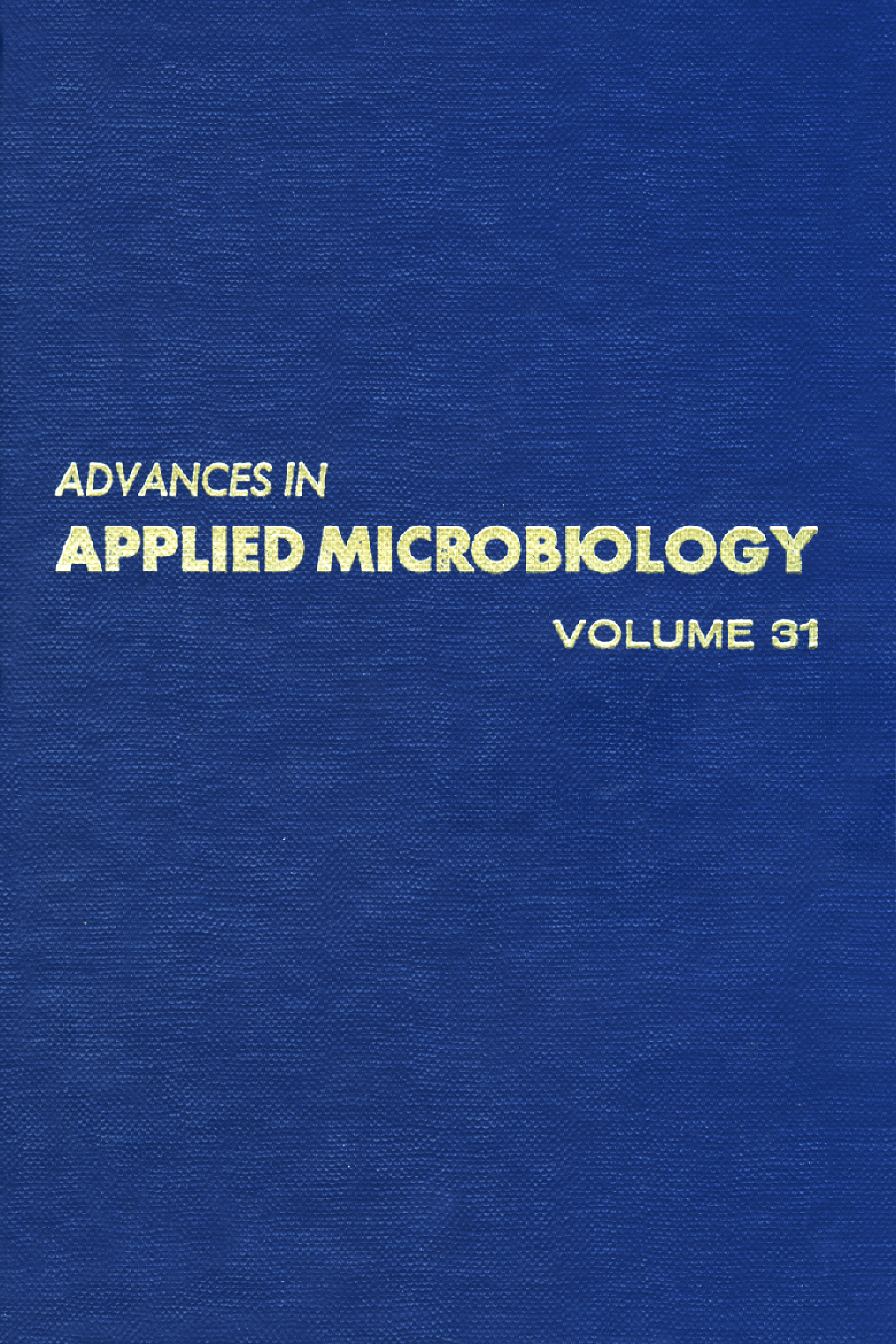 Advances in Applied Microbiology