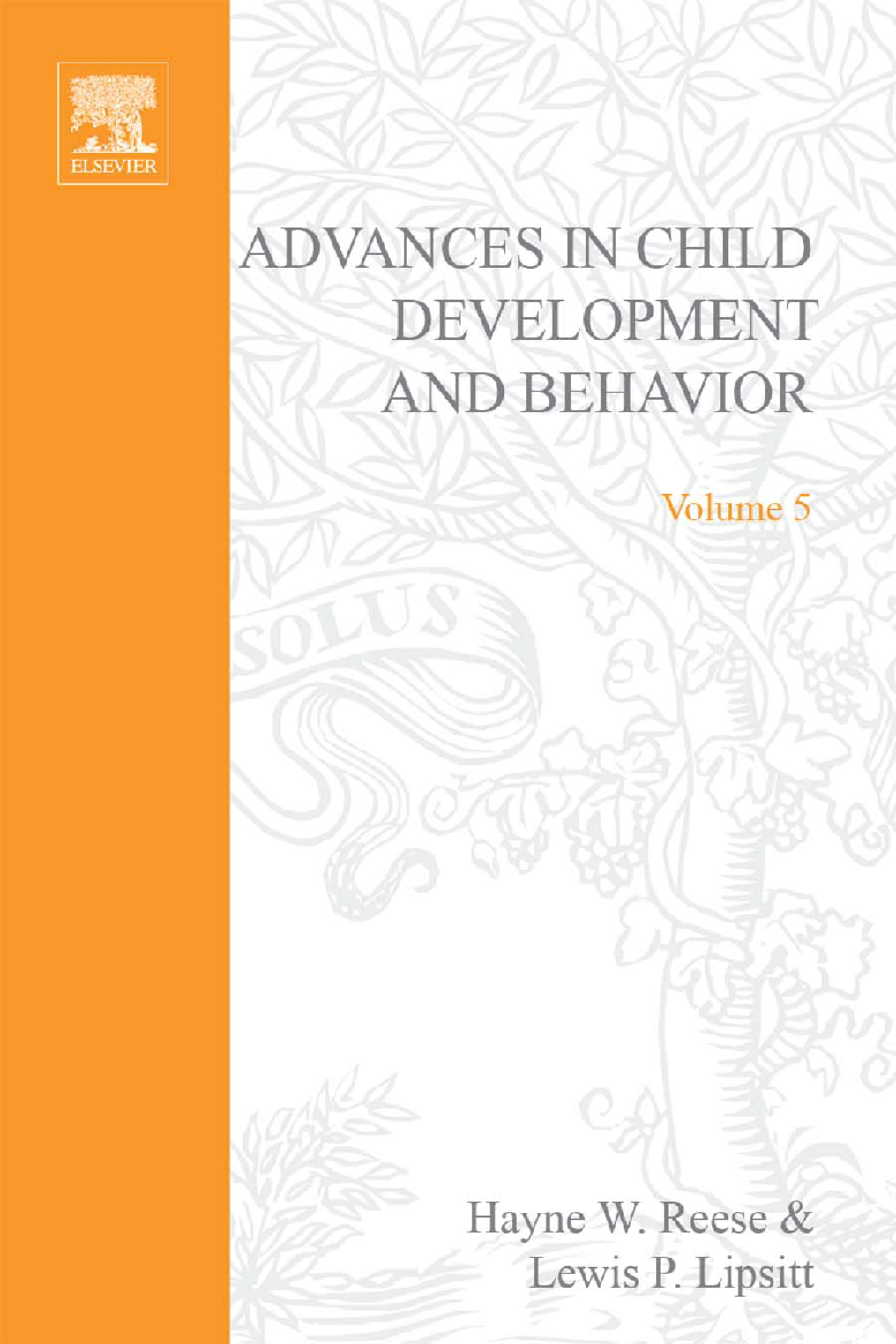 Advances in Child Development and Behavior