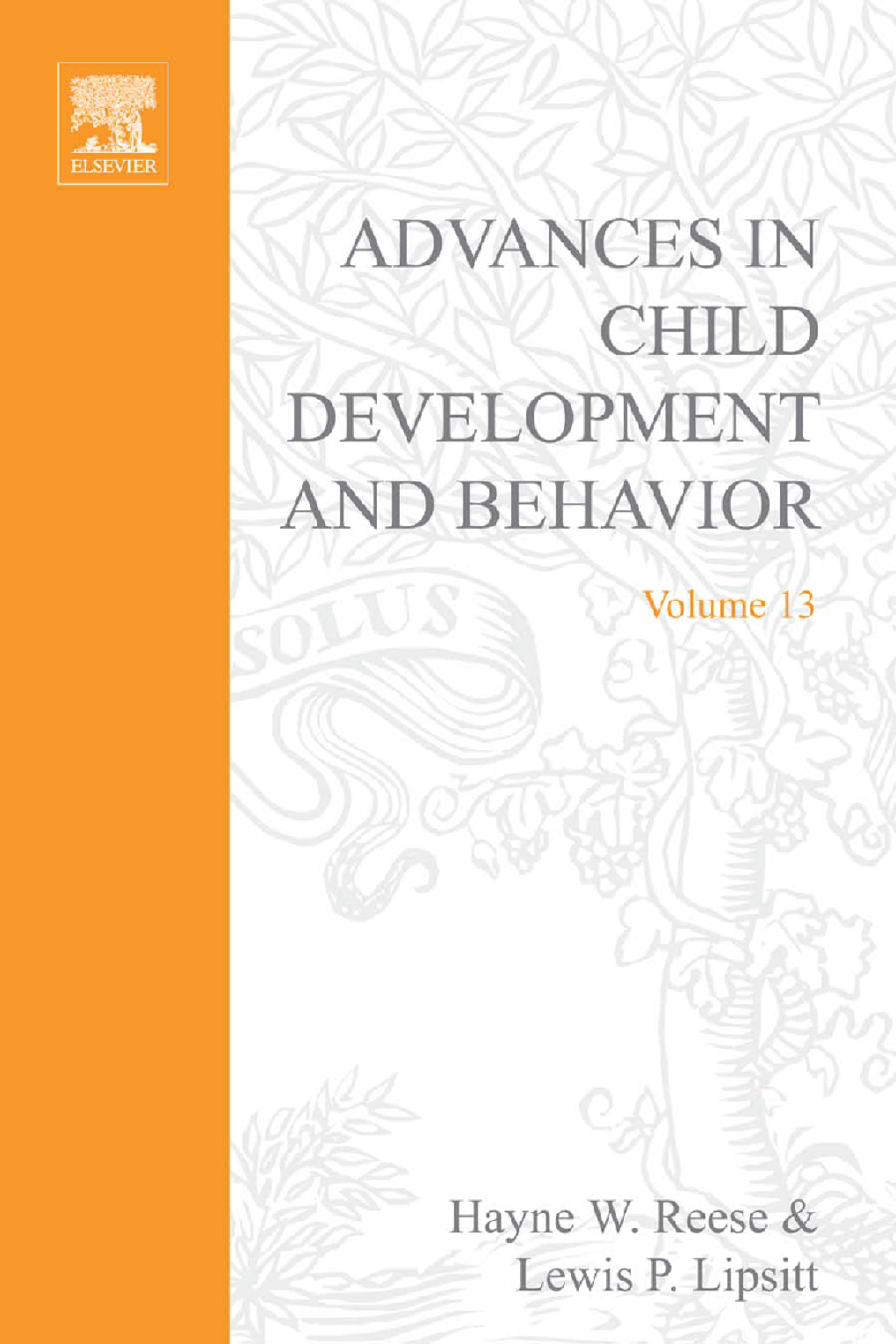 Advances in Child Development and Behavior