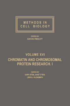 Chromatin and Chromosomal Protein Research I Chromatin and Chromosomal Protein Research I