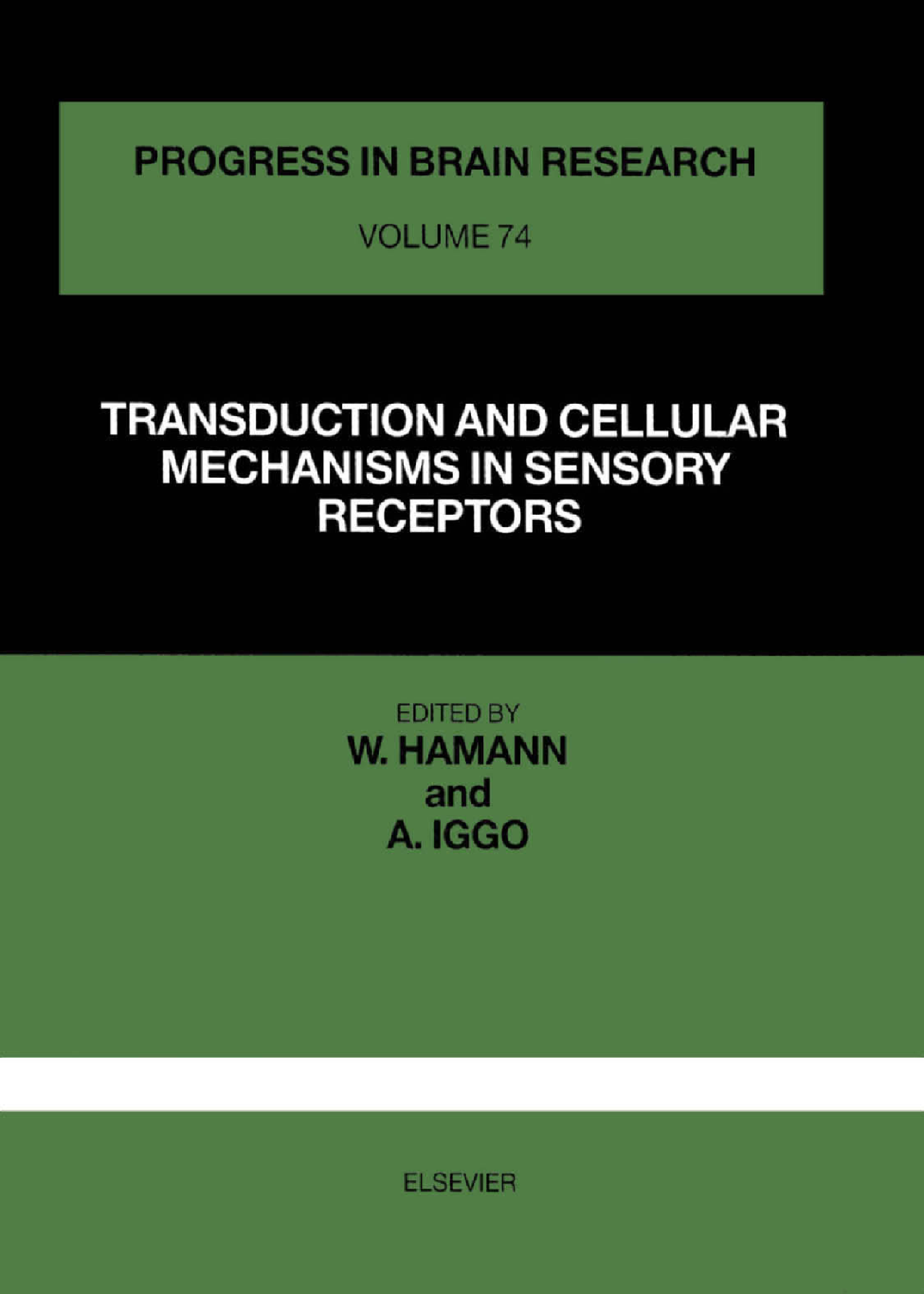 Transduction and Cellular Mechanism in Sensory Receptors