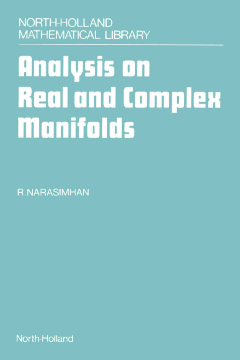 Analysis on Real and Complex Manifolds Analysis on Real and Complex Manifolds