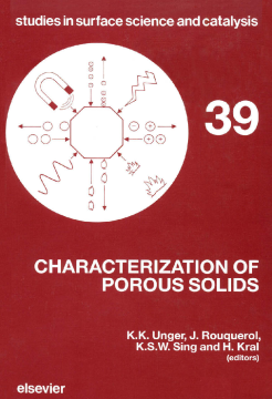 Characterization of Porous Solids Characterization of Porous Solids
