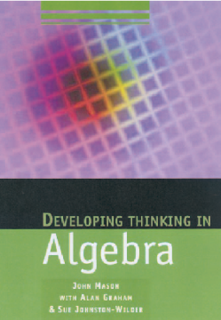 Developing Thinking in Algebra Developing Thinking in Algebra