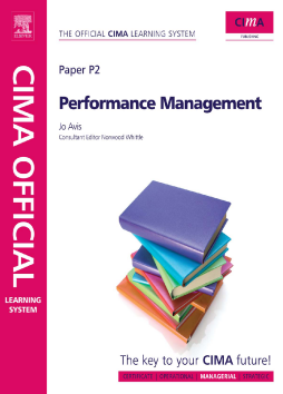 CIMA Official Learning System Performance Management