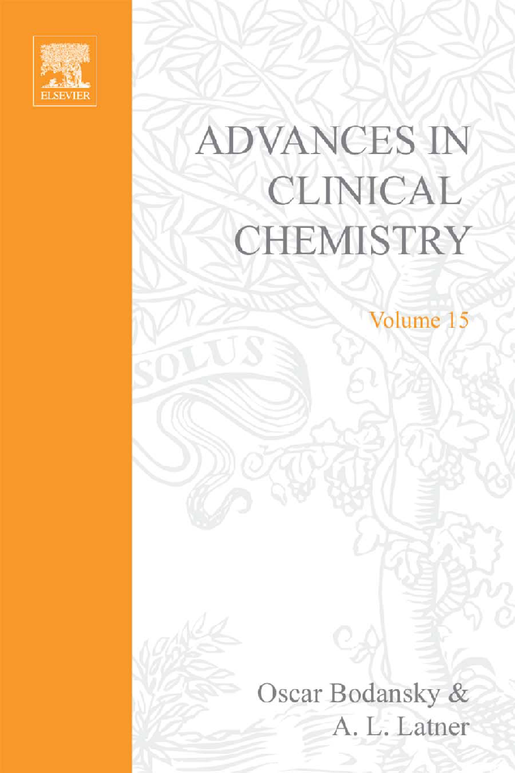 Advances in Clinical Chemistry