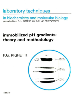 Immobilized pH Gradients: Theory and Methodology Immobilized pH Gradients: Theory and Methodology