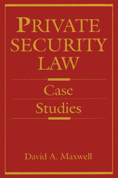 Private Security Law Private Security Law