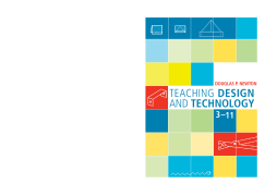 Teaching Design and Technology 3 -11