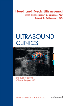Head & Neck Ultrasound, An Issue of Ultrasound Clinics - E-Book Head & Neck Ultrasound, An Issue of Ultrasound Clinics - E-Book