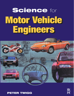 Science for Motor Vehicle Engineers Science for Motor Vehicle Engineers