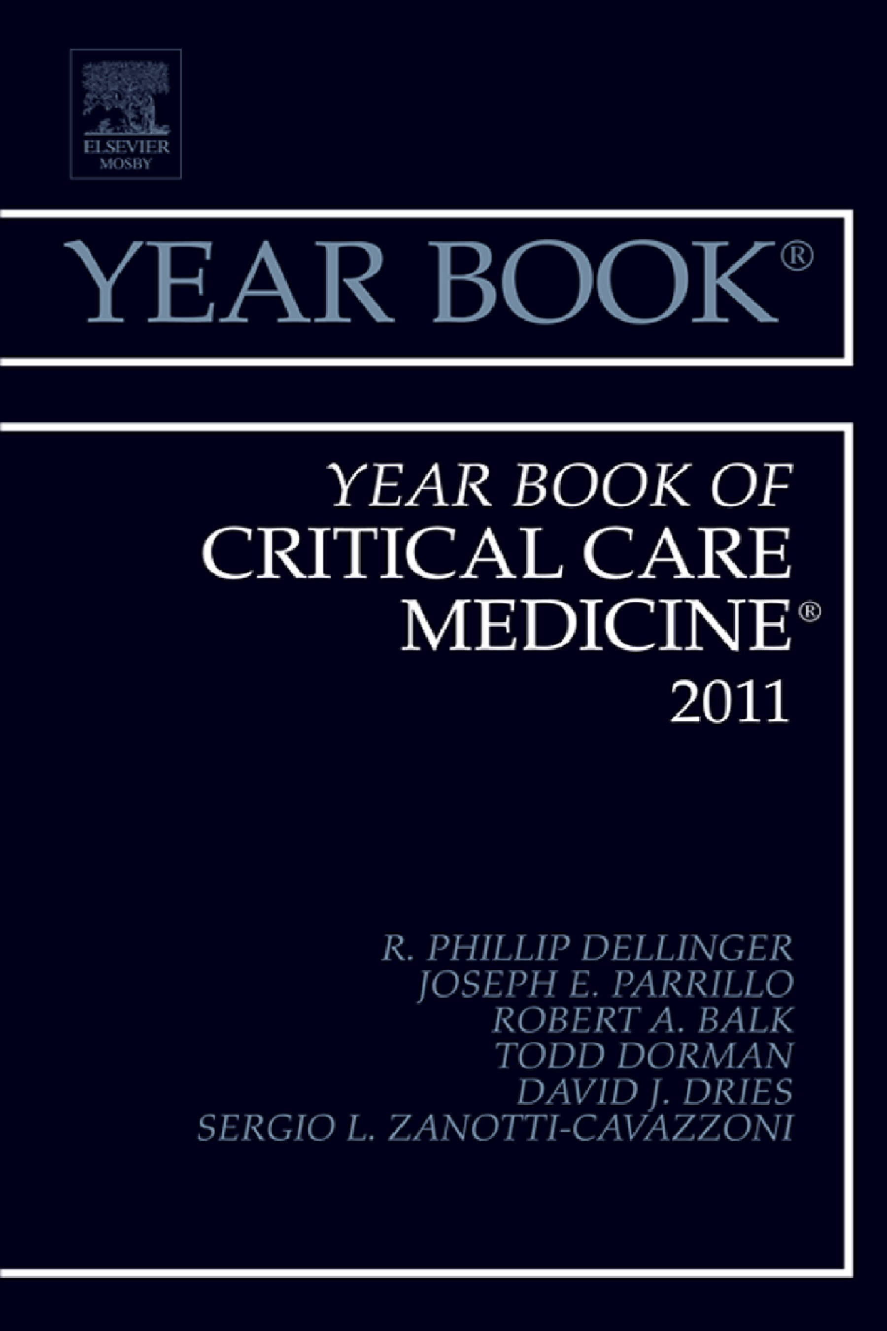 Year Book of Critical Care Medicine 2011 - E-Book