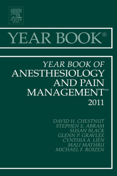 Year Book of Anesthesiology and Pain Management 2011 - E-Book