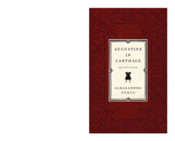 Augustine In Carthage, And Other Poems Augustine In Carthage, And Other Poems