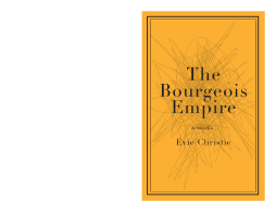 The Bourgeois Empire The Bourgeois Empire