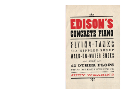 Edison's Concrete Piano Edison's Concrete Piano