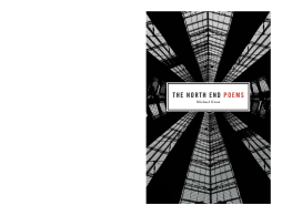The North End Poems The North End Poems